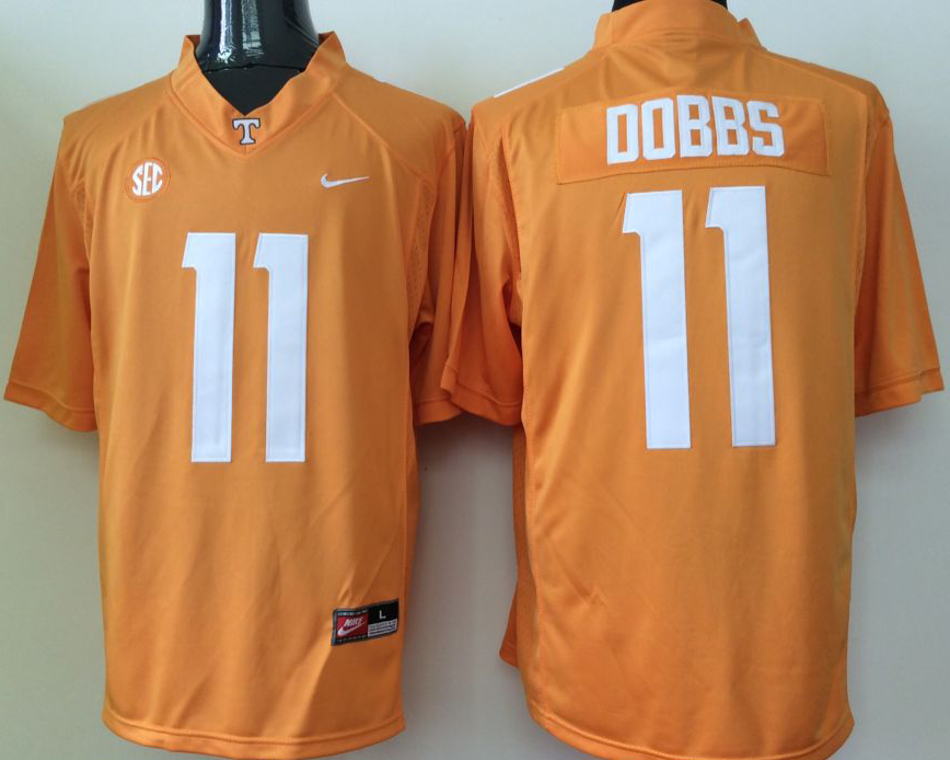 Men's Tennessee Volunteers Josh Dobbs #11 Orange Jersey
